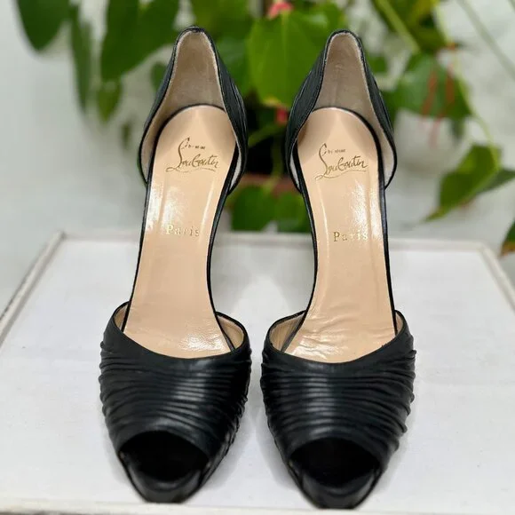 Christian Louboutin Open Toe Pumps – Women - Picture 2 of 10